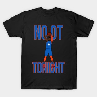 Paul George 'No OT Tonight' - Oklahoma City Thunder T-Shirt